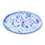 Blue Marble Check Melamine Oval Platter