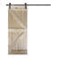 Ensemble de quincaillerie pour porte de grange simple en bois-88867583-93979557