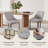 Dining Chair with Metal Legs-1966305291