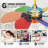 31" Ceiling Fan with Light and Remote Control, Colorful Ceiling Fan with Reversible Blades, 6 Speeds-100219584-100219585