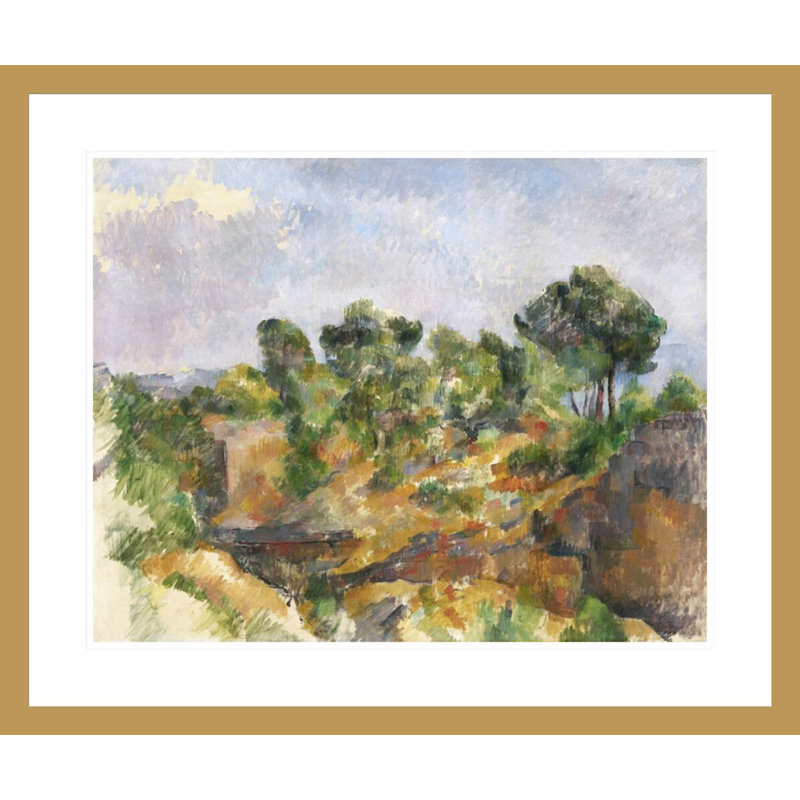 «Bibémus» par Paul Cézanne, impression giclée encadrée, H 23,5 po x l 28,07 po