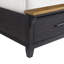 Très grand lit de rangement Otelia en espresso et brun-970621202