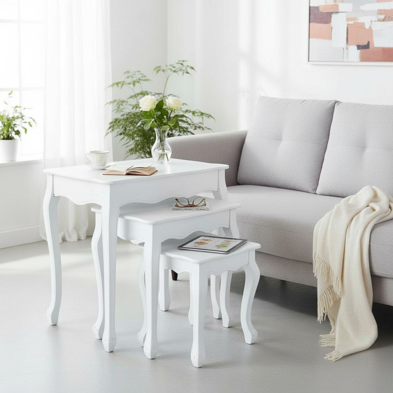 Solid Wood Nesting Tables