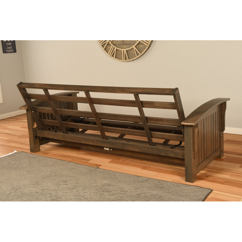 Stratford Futon Frame and Storage Drawers, Mattress Not Included, 33" H x 87" W x 37" D