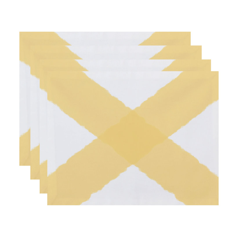 Napperon 18 "Aksel, Jaune
