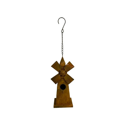 Iron wall hanging decorations Iron Art Windmill Gardening Courtyard Outdoor Windmill Garden Plugin Rotating Windmill Metal Ornament
