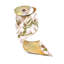 Mocha Pine Embroidered 4" Ribbon