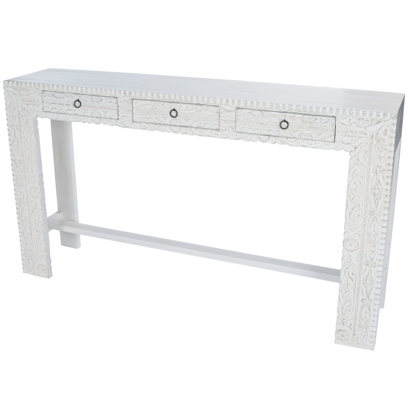 Console en bois massif Aydan