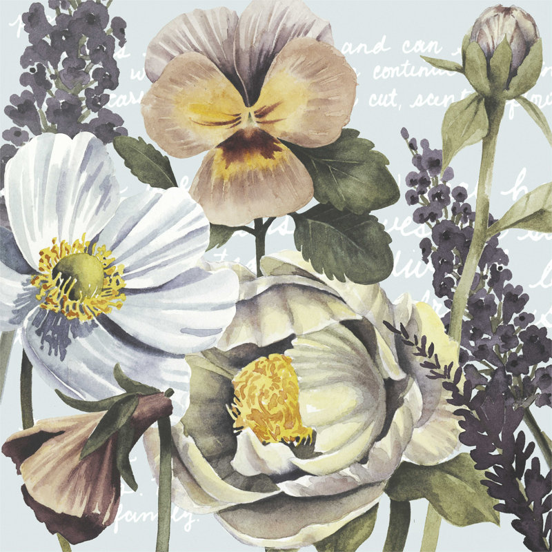" Garden Submergence II " by Grace Popp Painting Print, 36" H x 36" W x 1.25" D