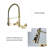 Wall Mounted Bridge Kitchen Faucet-70664085