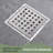 4.33'' Square Grid Shower Drain With Flange-88742742
