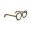 Sculpture en métal et objets décoratifs en forme de lunettes en aluminium avec un design artisanal texturé-970486849