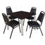 Plateau de table Kee Square, 4 chaises empilables-472020678-472020677-472020730