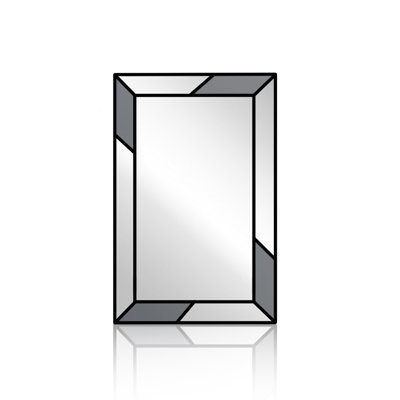 Fehzaan  Karone Wall Mirror In Grey