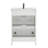 Lainey 24 In. Single Sink Freestanding White Bath Vanity With Ceramic Top