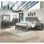 Table de bout de table de chevet 2 tiroirs de style contemporain 1Pc Glam