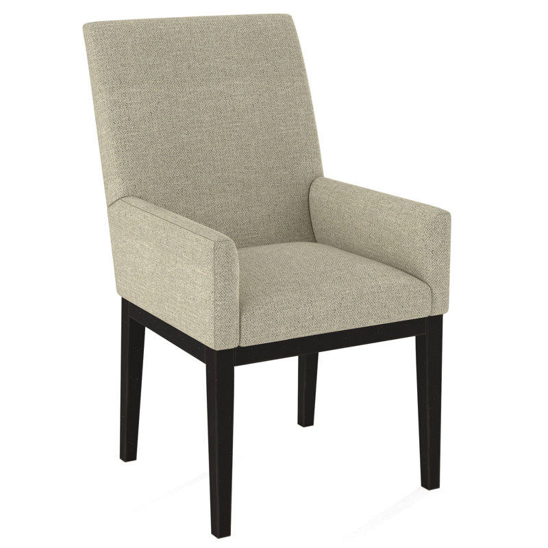 Upholstered Arm Chair, 61687-88, Weathered Gray