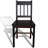 Dining Chairs Accent Chair with Curved Slat Back for Kitchen Pinewood-1943338658-1905224541