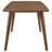Natural Walnut Rectangular Dining Table