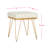 Chalandra Nickel Accent Stool-22788076