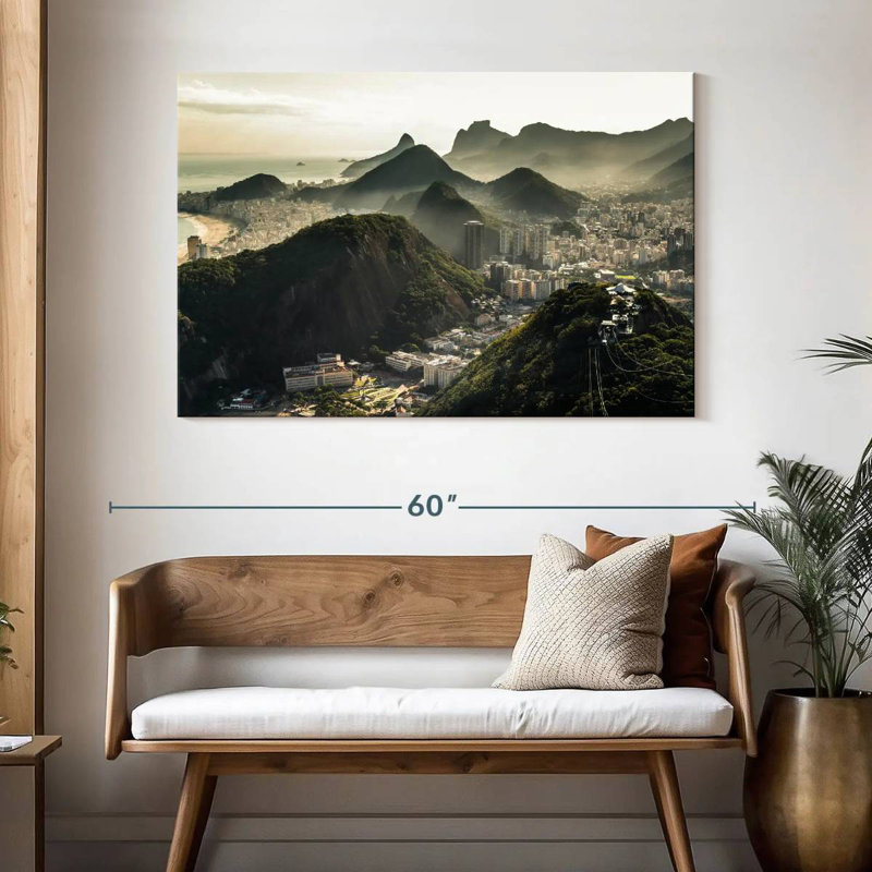 Ravi Mountain Civilization, 32" H x 48" W