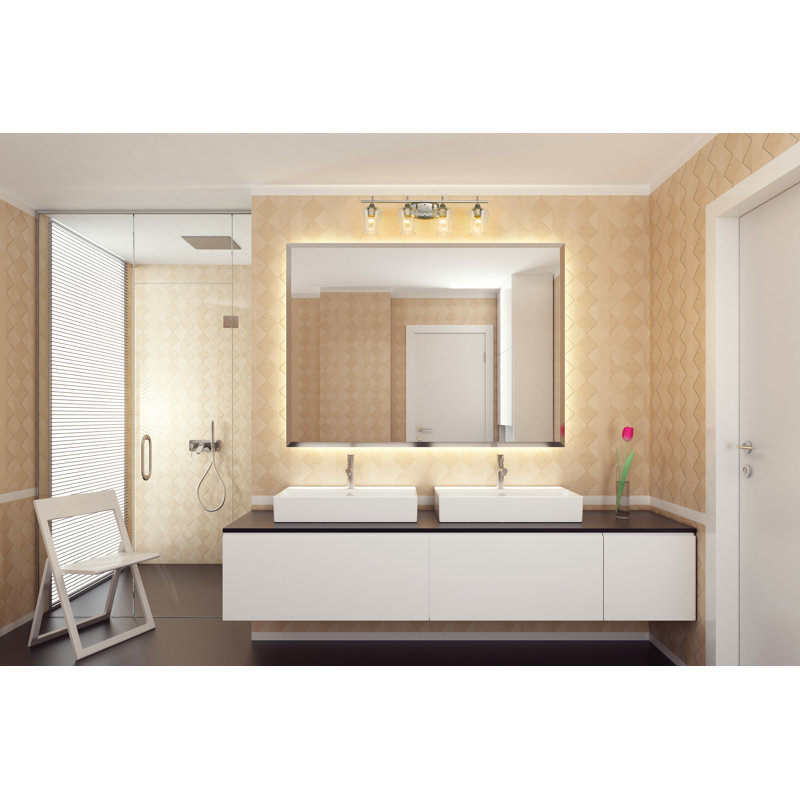 Dahlya 4 - Light Dimmable Vanity Light, Brushed Nickel