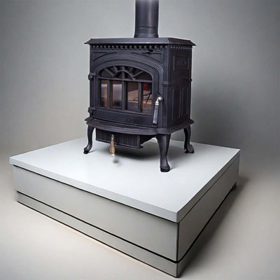 Véritable foyer de chauffage au bois en fonte