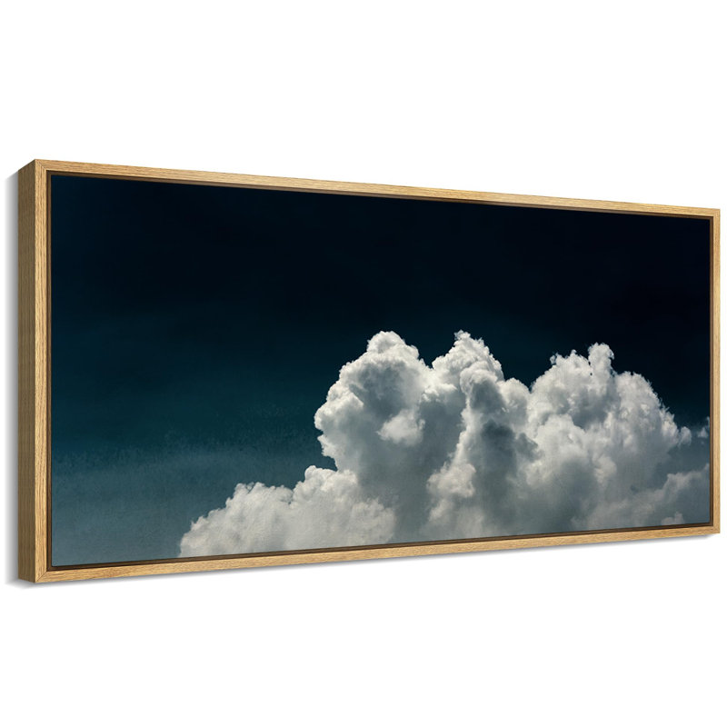 «Majestic Cumulus Clouds», reproduction sur toile, H 30 po x l 60 po, Naturel
