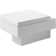 Vero Dual-Flush Square/Rectangular Wall-Mount Toilet with Glazed Surface (Seat Not Included)
