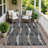 Machine Washable Indoor/Outdoor Chantille ACN2711 Casual Rug-1031973434-1031973437