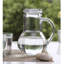 Jaidyn 1L Clear Glass Jug Pitcher & 230ml Water Juice Drinking Tumbler Lid Stopper Set
