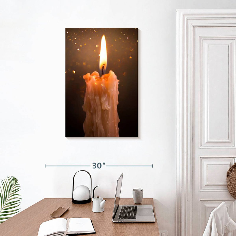 Adella Bright Candle, 30" H x 20" W