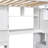 Loft Bed With Built-In Desk And Staircase-1245153481
