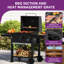 Dakota Fields 67cm W Portable Charcoal Grill
