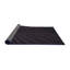 Tapis abstrait violet / noir en laine et polyester tissé à la machine-944923314