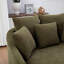 56.3" W Upholstered Oversized Barrel Chair, Single Sofa Chair With Pillows-1250266360