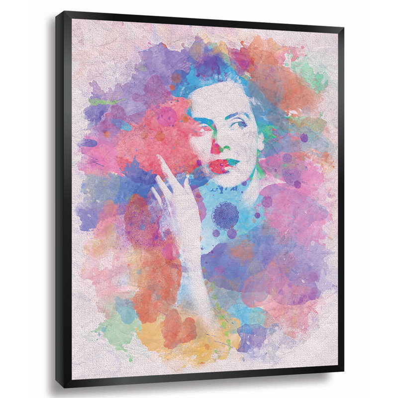 Greta Garbo - cadre photo, H 18 po x l 14 po