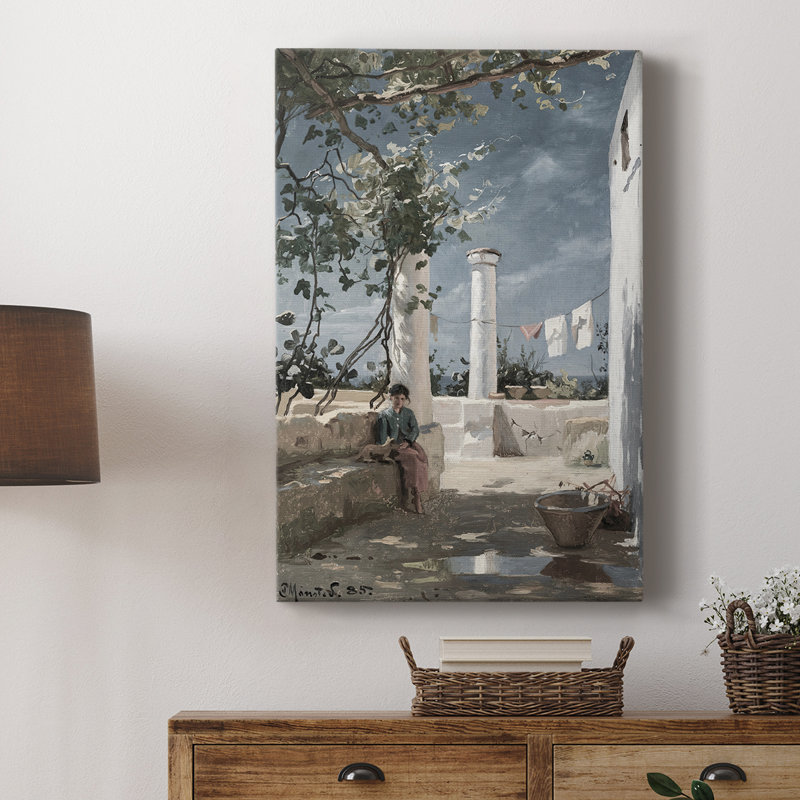 Paysage rétro Cxxi - galerie Cavas, H 12 po x l 8 po
