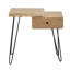 Eberhart 60cm W Metal Bedside Table-87224133