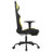 Massage Gaming Chair with Footrest Fabric-1214143882