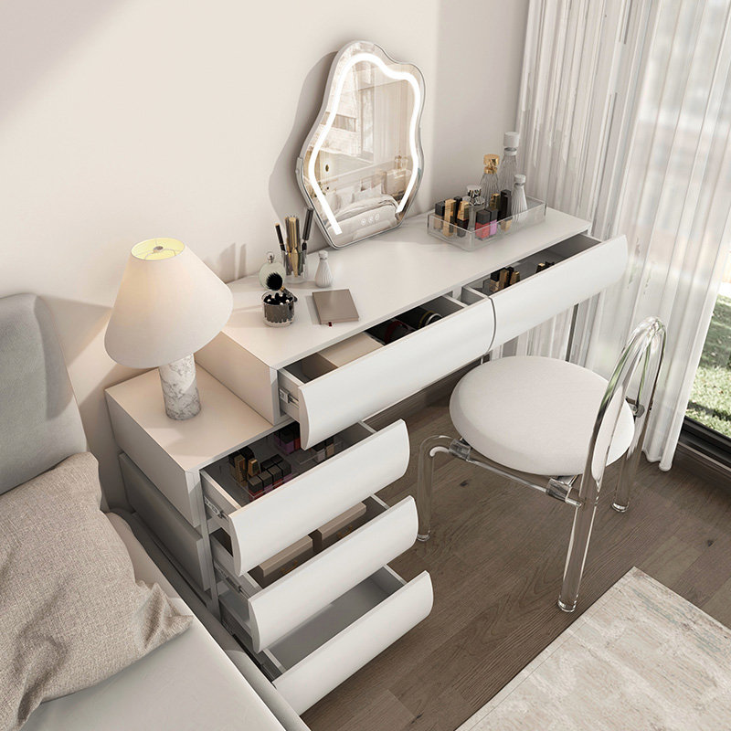 Elina Nordic Vanity Table with LED Mirror and Drawers