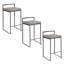 Tabouret de bar et de comptoir empilable Ernestine (ensemble de 3)-1108283062-1108283078