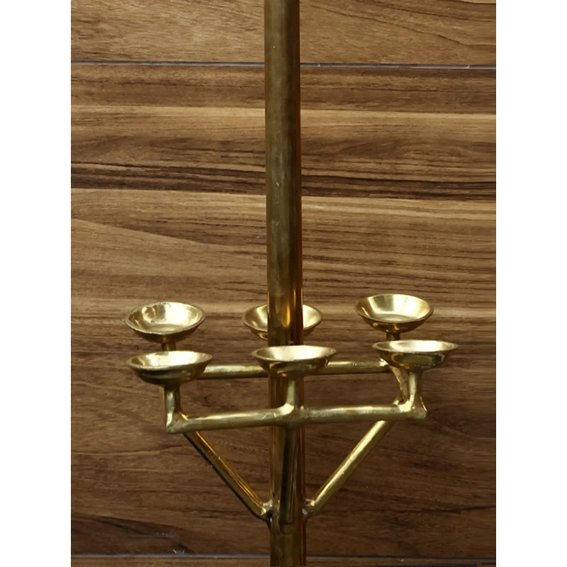 Grand 84 "Trident / Trishul avec diya 84" Shiva