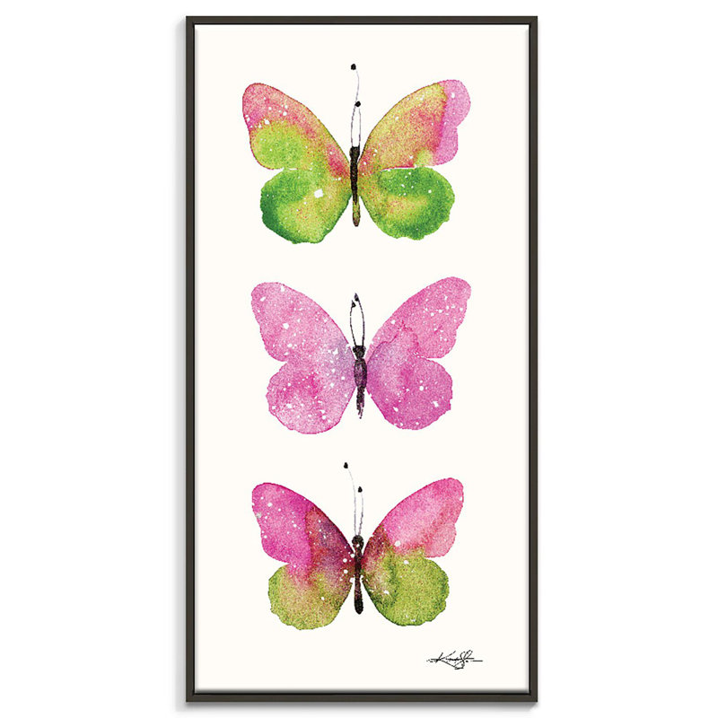 Kathy Morton Stanion - Painting on Canvas, 152cm H x 76cm W, Black Floater Frame