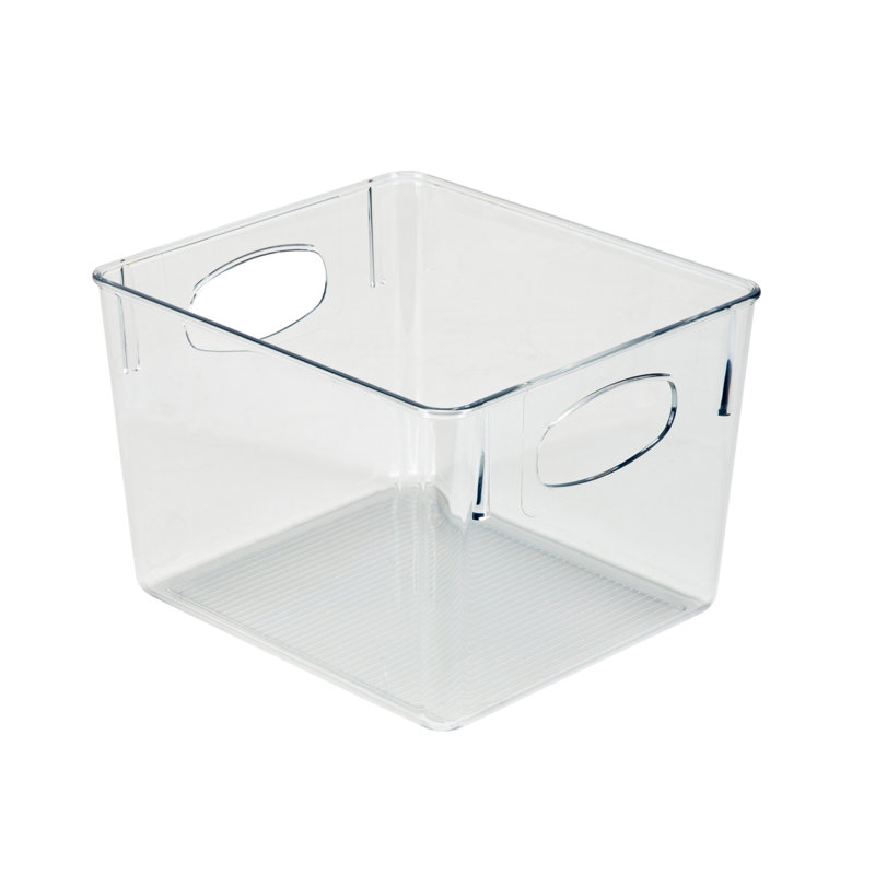 Simplify Plastic Decorative Basket, 6" H x 7.5" W x 8.5" D
