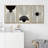 Mid-Century Modern Black And White Minimalist Abstract Home Decor Framed Wall Art Work Canvas Print-119018147-71202615