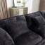 Coussin en L à mémoire de forme surdimensionné en chenille surdimensionné de 112 po Living Room-1252621593