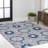 Leto Medallion Blue/Gray Indoor/Outdoor Rug-305505838