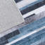  Modern Geometric Stripe Design Performance Machine Washable Rug Blue-164690179