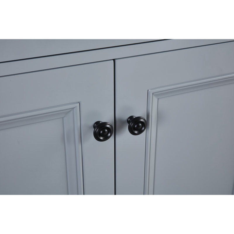 72" Solid Wood Sink Vanity  With 1' Artificial Stone Top, Cadet